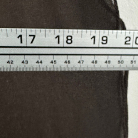 Brown Beaded Fringe Sheer Rectangular Scarf Bohemian Tassel 20" x 36" Wrap Skirt - Picture 14 of 15